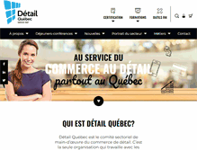 Tablet Screenshot of detailquebec.com